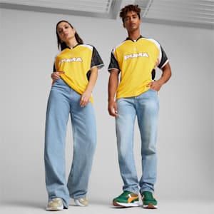 Football Nostalgia Unisex Relaxed Fit Jersey, Pelé Yellow, extralarge-IND