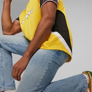 Football Nostalgia Unisex Relaxed Fit Jersey, Pelé Yellow, extralarge-IND