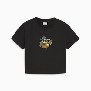 ウィメンズ グラフィックス フルーティ プーマ 半袖 Tシャツ, PUMA Black, extralarge-JPN