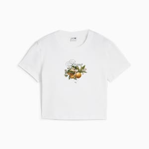 ウィメンズ グラフィックス フルーティ プーマ 半袖 Tシャツ, PUMA White, extralarge-JPN