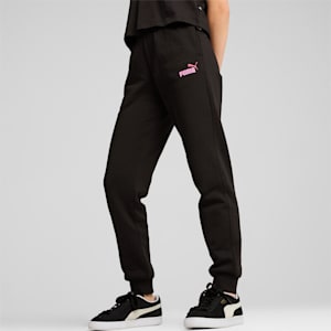 ESS+ Logo Sweatpants Youth, PUMA Black, extralarge