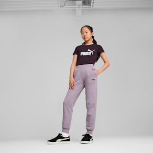 ESS+ Logo Big Kids' Sweatpants, Pale Plum, extralarge