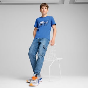 PUMA x ROCKET LEAGUE Big Kids' Tee, Hyperlink Blue, extralarge