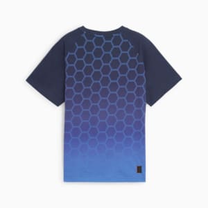 PUMA x ROCKET LEAGUE Big Kids' All-Over Print Tee, Club Navy, extralarge