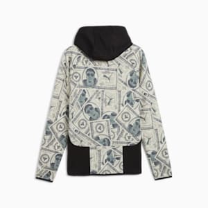 PUMA x LAMELO BALL Bucks Dime Men's Basketball Jacket, PUMA Black-AOP, extralarge