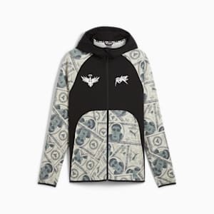 PUMA x LAMELO BALL Bucks Dime Men's Basketball Jacket, PUMA Black-AOP, extralarge
