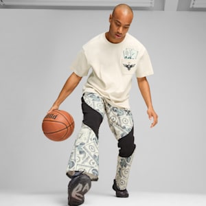 PUMA x LAMELO BALL Bucks Dime Men's Basketball Pants, PUMA Black-AOP, extralarge