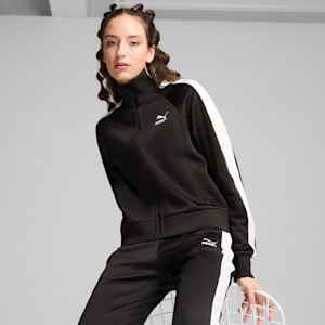 ICONIC Women's T7 Track Jacket, PUMA Black, extralarge