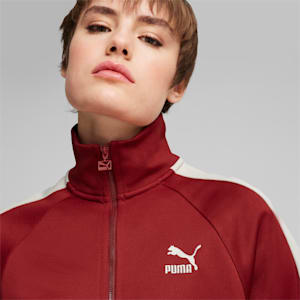 Chamarra deportiva para mujer T7 ICONIC, Intense Red, extralarge