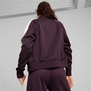 ICONIC Women's T7 Track Jacket, Midnight Plum, extralarge