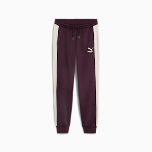 Pants de pista para mujer ICONIC T7, Midnight Plum, extralarge