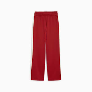 ICONIC Women's T7 Knitted Track Pants, Intense Red, extralarge