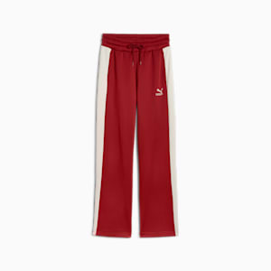ICONIC Women's T7 Knitted Track Pants, Intense Red, extralarge