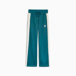 Pantalon de survêtement en maille T7 ICONIC Femme, Cold Green, extralarge