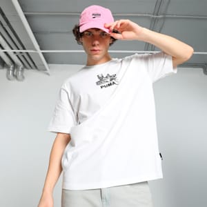 GRAPHICS Bicycle Kick Men's Relaxed Fit Tee, PUMA White, extralarge-IND
