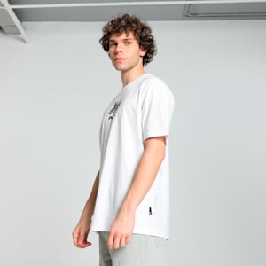 GRAPHICS Bicycle Kick Men's Relaxed Fit Tee, PUMA White, extralarge-IND