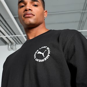PUMA x LMC Cat Men's Relaxed Fit Tee, PUMA Black, extralarge-IND