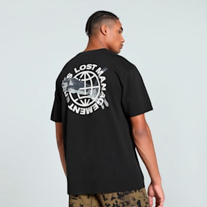 PUMA x LMC Cat Men's Relaxed Fit Tee, PUMA Black, extralarge-IND