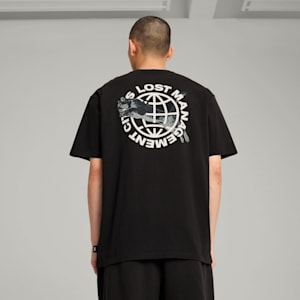 PUMA x LMC Cat Tee Men, PUMA Black, extralarge