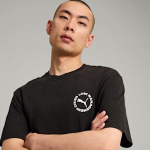 PUMA x LMC Cat Tee Men, PUMA Black, extralarge