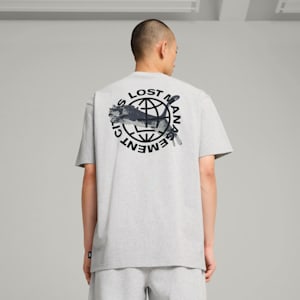 PUMA x LMC Cat Tee Men, Light Gray Heather, extralarge