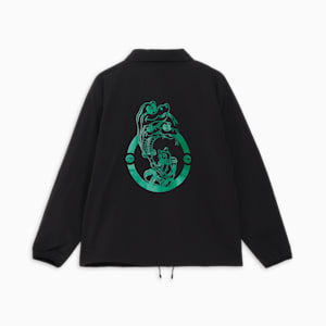 メンズ クラシック スケートボード PUMAS コーチ ジャケット, PUMA Black, extralarge-JPN
