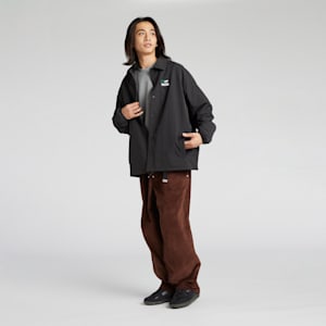 メンズ クラシック スケートボード PUMAS コーチ ジャケット, PUMA Black, extralarge-JPN