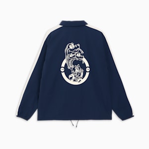メンズ クラシック スケートボード PUMAS コーチ ジャケット, Club Navy, extralarge-JPN