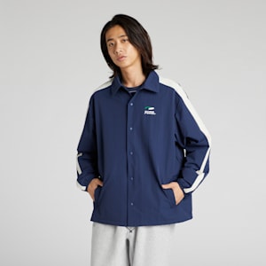 メンズ クラシック スケートボード PUMAS コーチ ジャケット, Club Navy, extralarge-JPN