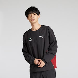 メンズ スケートボード PUMAS ウーブン シャツ, PUMA Black, extralarge-JPN