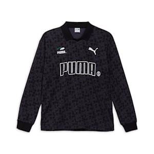 メンズ スケートボード PUMAS 長袖 Tシャツ, PUMA Black, extralarge-JPN