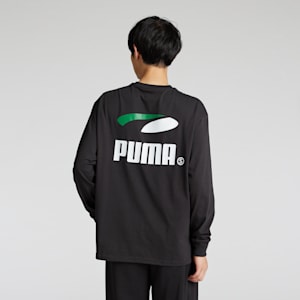 メンズ スケートボード PUMAS 長袖 Tシャツ 2, PUMA Black, extralarge-JPN