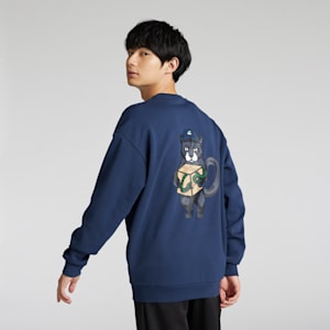 メンズ スケートボード PUMAS クルースウェット, Club Navy, extralarge-JPN