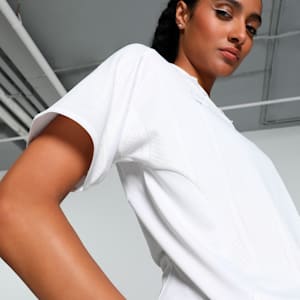 YONA Women's Relaxed Fit Jersey, PUMA White, extralarge-IND