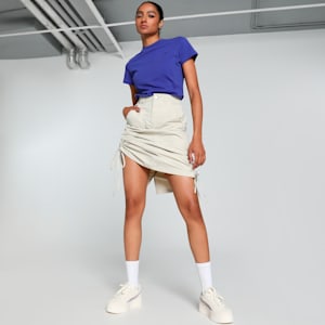 YONA Women's Relaxed Fit Cargo Skirt, Desert Dust, extralarge-IND