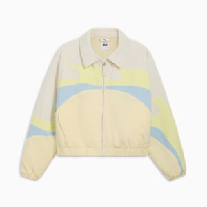 PUMA x COLLINA STRADA Women's Cellerator Jacket, Creamy Vanilla, extralarge