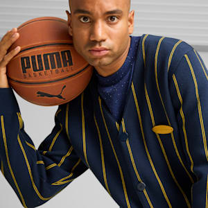 Sudadera PUMA HOOPS x POLAR EXPRESS para hombre, Club Navy, extralarge