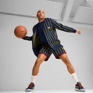 Sudadera PUMA HOOPS x POLAR EXPRESS para hombre, Club Navy, extralarge