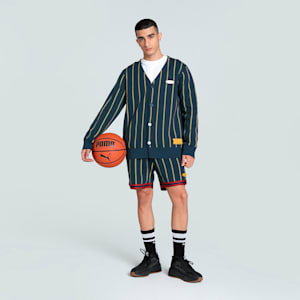 Hoops x Polar Express Men's Basketball Sweater, Club Navy, extralarge-IND