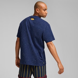 PUMA HOOPS x POLAR EXPRESS Men's Tee, Club Navy, extralarge