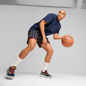 PUMA HOOPS x POLAR EXPRESS Men's Tee, Club Navy, extralarge