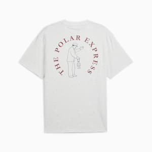 メンズ バスケットボール HOOPS x POLAR EXPRESS 半袖 Tシャツ II, PUMA White, extralarge-JPN