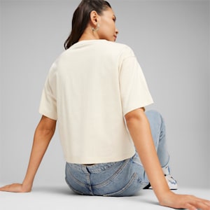 TEAM Women's Relaxed Fit T-shirt, Alpine Snow, extralarge-IND