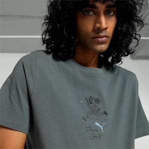 TEAM Men's Graphic Tee, Mineral Gray, extralarge-IND