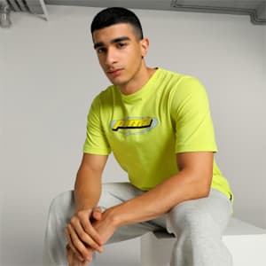 GRAPHICS PUMA 2000's Men's T-shirt, Lime Sheen, extralarge-IND