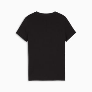 CLASSICS SNFLR Girl's Logo T-shirt, PUMA Black, extralarge-IND
