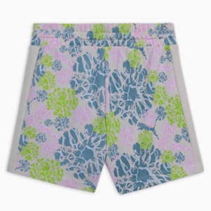 T7 SNFLR Girl's Printed Shorts, Alpine Snow, extralarge-IND