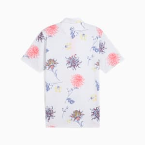 MATTR Dahlia Men's Golf Polo, White Glow-Peach Frost, extralarge-IND