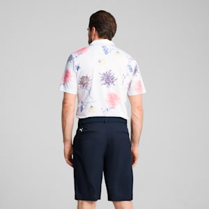 MATTR Dahlia Men's Golf Polo, White Glow-Peach Frost, extralarge-IND
