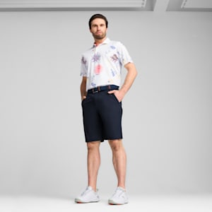 MATTR Dahlia Men's Golf Polo, White Glow-Peach Frost, extralarge-IND